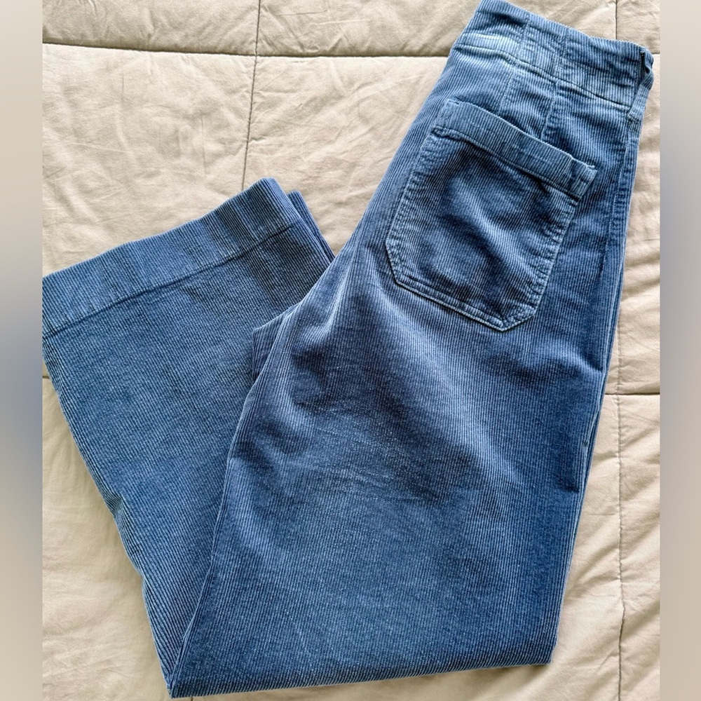 Maeve Colette Corduroy Crop Wide-Leg Pants Size 27